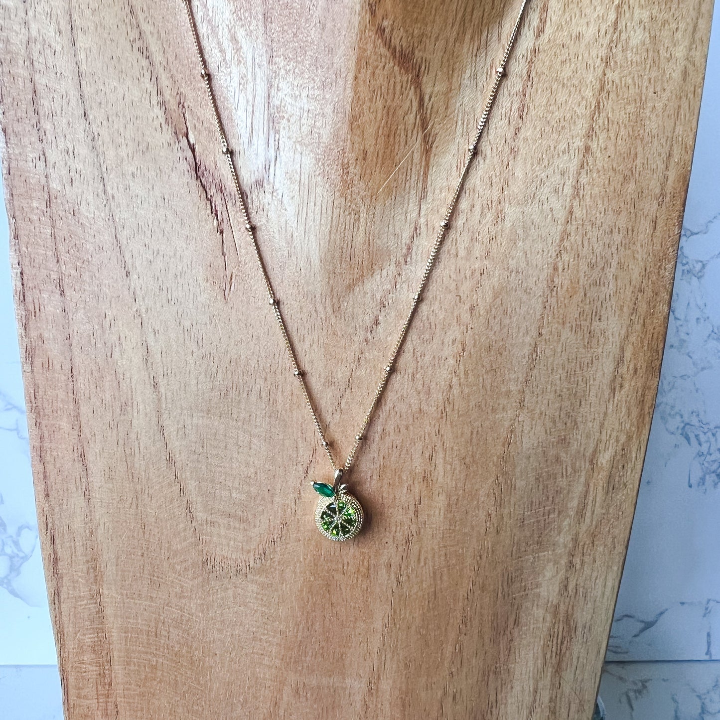 Shikuwasa Charm Necklace