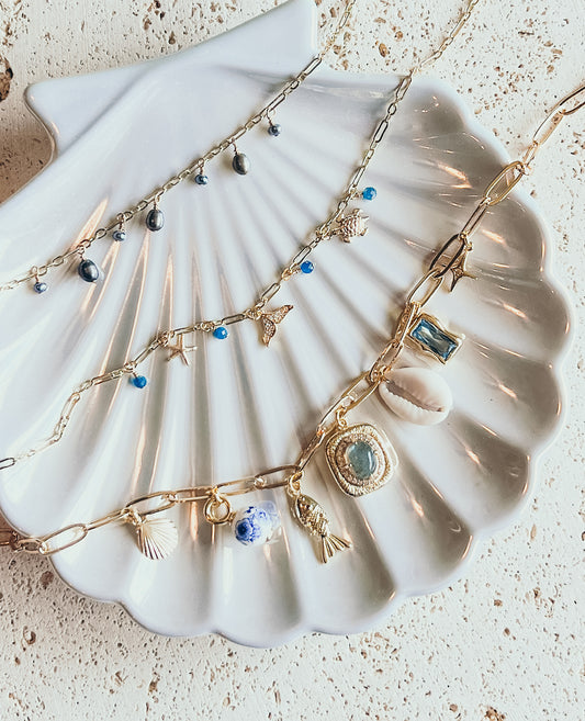 Beach Comber Charm Necklace
