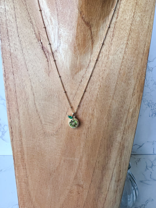 Shikuwasa Charm Necklace