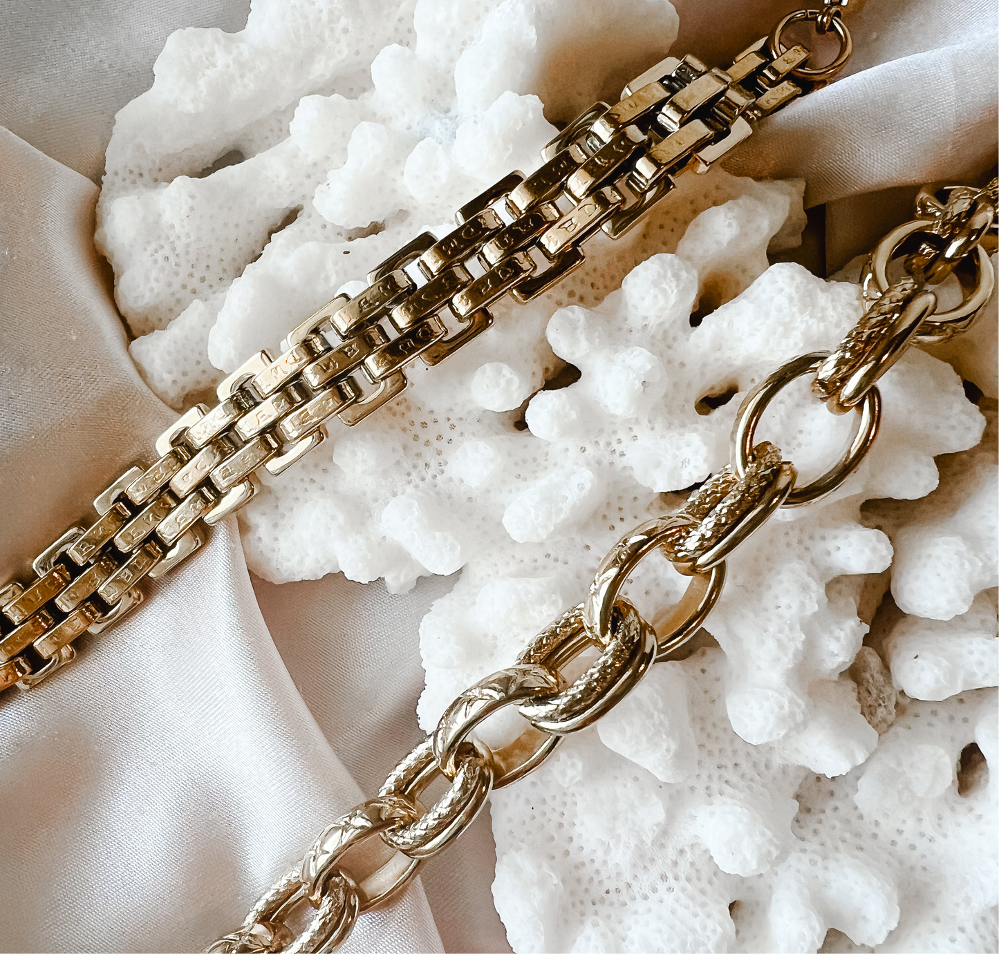 Chunky Gold Bracelet Round