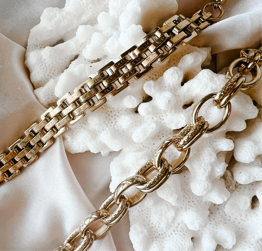 Chunky Gold Bracelet Round