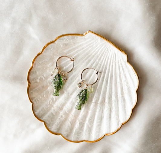 Emerald Catch Earrings