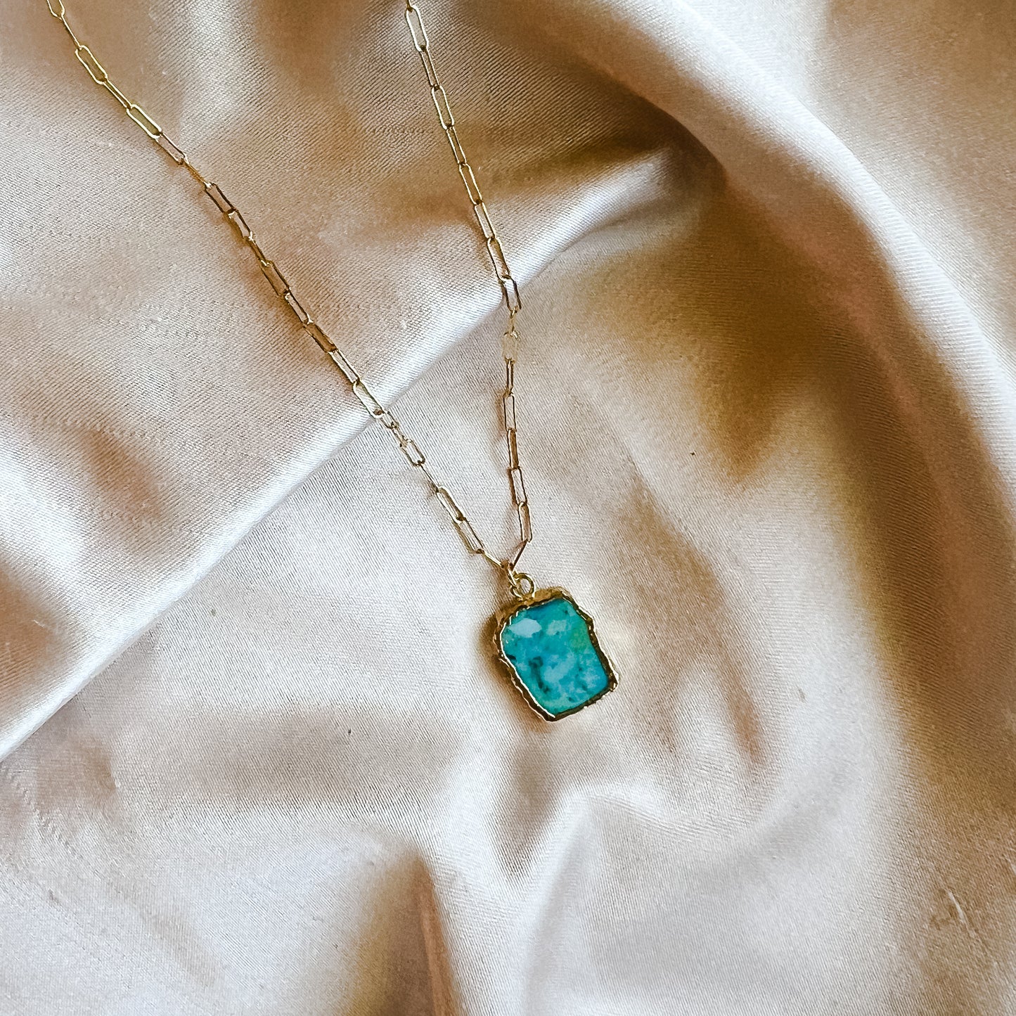 Turquoise Charm Necklace