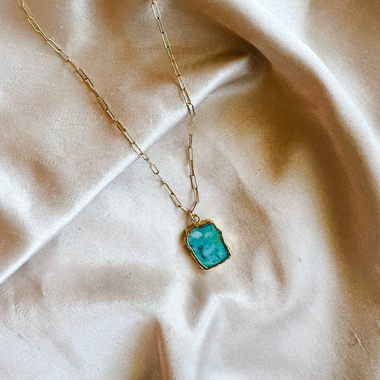 Turquoise Charm Necklace