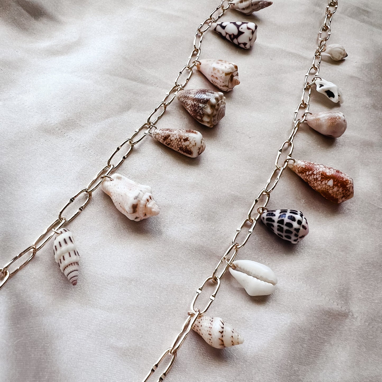 Chunky Seashell Charm Necklace