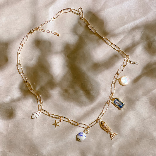 Sardine Girl Summer Charm Necklace