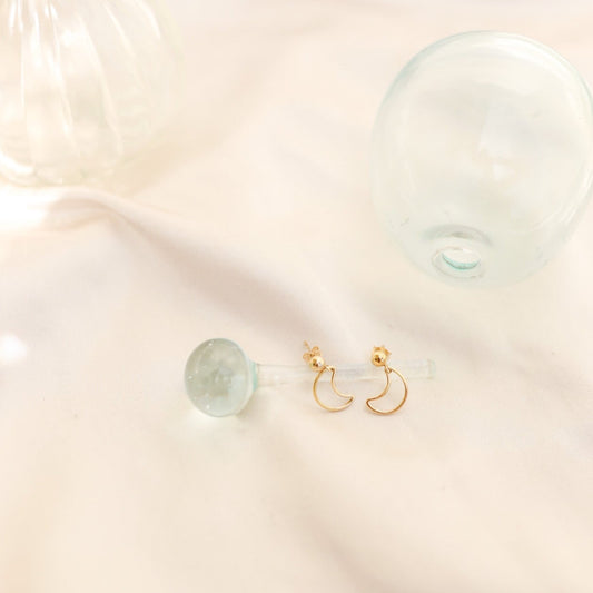 Petite Moon Studs